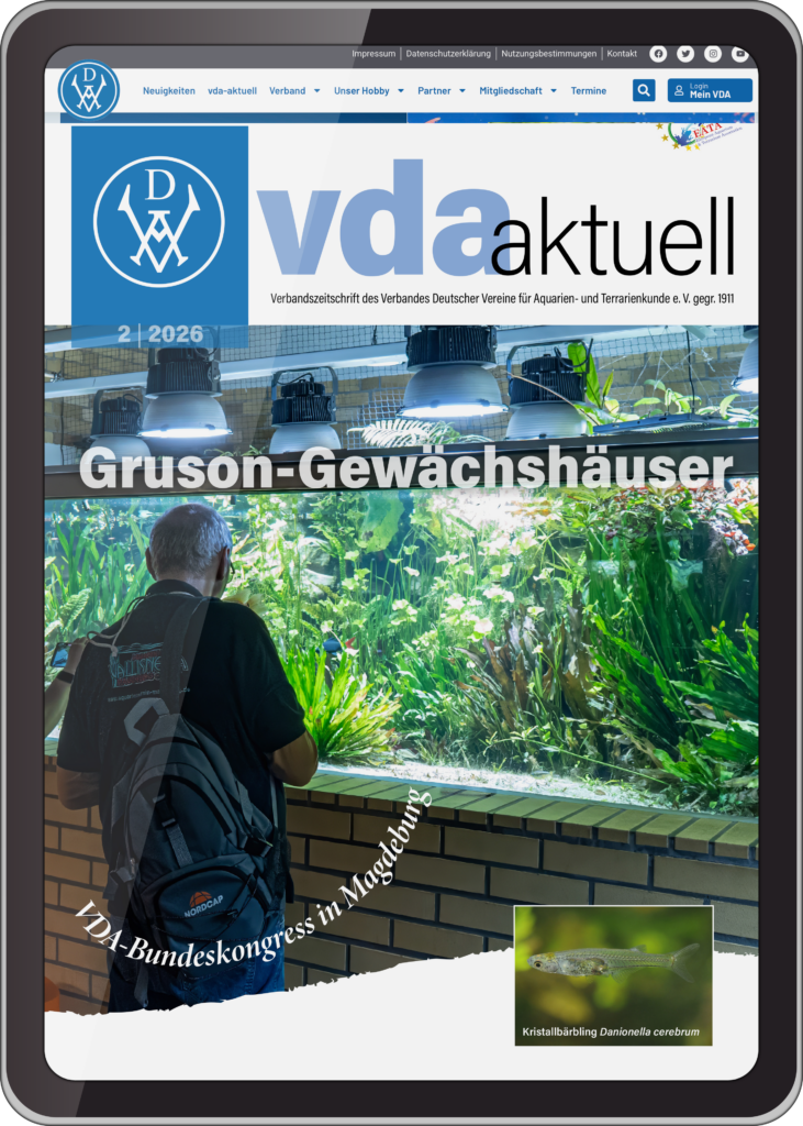 VDA aktuell Ausgabe 2/2026 auf einem Tablet